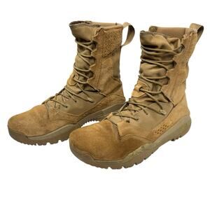 Nike SFB Tactical Combat Boots Field Men Size 10 Suede Leather 8" Coyote Tan